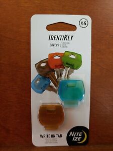 Nite Ize IdentiKey Covers Write-On Protective Key Covers Assorted Colors 4-Pack