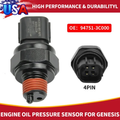 ✅Sensor de presión de aceite del motor 94751-3C000 compatible con Hyundai Kia Genesis G70 G80 G90 Foto 1 de 4