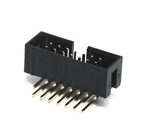 20pc IDC Cable Male Connector Box Header 90° Right Angle 2x7p 2x7 14p No Lock - Picture 1 of 5