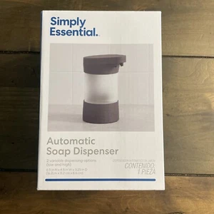 NEW Simply Essential No-Touch Sensor Automatic Soap Dispenser in Gray - Picture 1 of 2