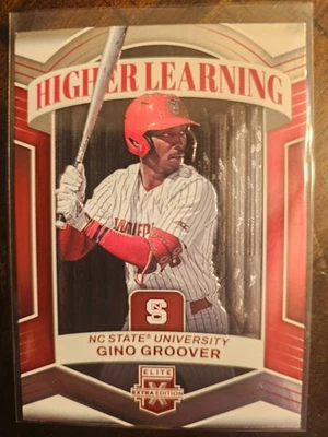 2023 Panini Elite Extra Edition Gino Groover Higher Learning #HL-11 (RC) - Image 1 of 2