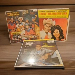 3 LPs!~ Ernest Tubb & His Texas Troubadours & Loretta Lynn ~Midnight Jamboree** - Picture 1 of 9
