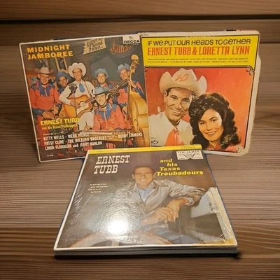 3 LPs!~ Ernest Tubb & His Texas Troubadours & Loretta Lynn ~Midnight Jamboree** - Image 1 of 4