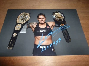 Foto firmada por AMANDA NUNEZ 12X8 MMA UFC + CERTIFICADO DE AUTENTICIDAD - Imagen 1 de 2