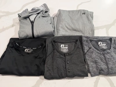 Russell Athletic Men's Bundle Lot Of 5 L/XL - Image 1 of 4