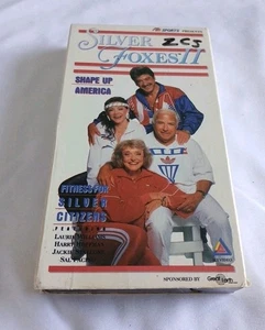 Elderly Workout VHS SILVER FOXES II Video Shape up America 1988 Fitness Seniors - Picture 1 of 3
