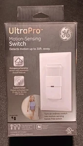 GE In-Wall Motion-Sensing Hands Free Wall Switch w/ Vacancy Option # 11927 -L - Picture 1 of 5