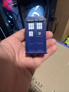 SELTEN Kaninchen Tanaka DOCTOR WHO Tardis Polizei Rufbox Stand Nachtlicht - Bild 1 von 2