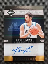 KEVIN LOVE 2011-12 PANINI LIMITED SPOTLIGHT GOLD AUTO AUTOGRAPH #/5! SIGNATURES!
