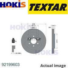 2X BRAKE DISC FOR NISSAN NP300/NAVARA/FRONTIER/Platform/Chassis/Pickup CAMIONES