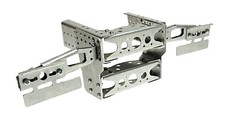 Double crossmember frame end for Tamiya 1/14 truck