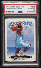 2003-04 Upper Deck MVP Carmelo Anthony #203 PSA 10 GEM MT Rookie RC