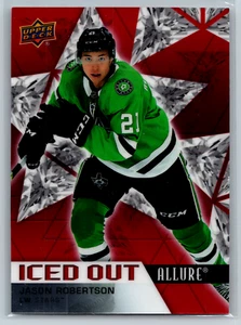 Jason Robertson 2021 Upper Deck Allure Iced Out #IO-6 Dallas Stars - Picture 1 of 2