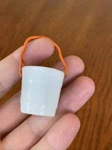Antique Porcelain MILKING BUCKET WATER PAIL German 1:12 Dollhouse Miniature 1.25 - Picture 1 of 16