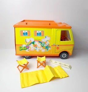 Vintage 1970 Mattel Barbie Country Camper RV Van W/ Accessories READ - Picture 1 of 16