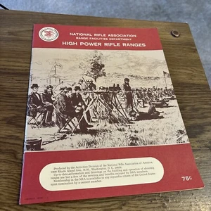 Folleto guía de rangos de rifle de alta potencia de la Asociación Nacional del Rifle NRA 8-1/2"x11" - Imagen 1 de 5