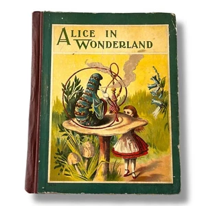 1903 Alice in Wonderland Lewis Carroll McLoughlin Brothers Book - Picture 1 of 16