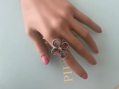 Pierre Lang Ring  Gr. 7 - VII Silber Blüte Zirkonia w. neu - Bild 1 von 4