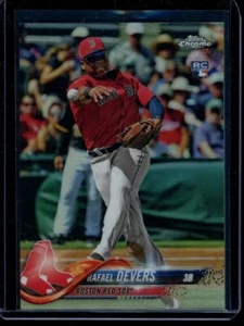 2018 Topps Factory Complete Set Rafael Devers Chrome Refractor #18 RC Variation - Picture 1 of 2