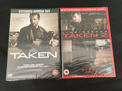 TAKEN DVD & TAKEN 2 DVD New & Sealed Liam Neeson - Image 1 of 2