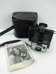Polaroid Land Camera Square Shooter 2 Tested Works w/ Original Bag Instructions - Picture 1 of 8