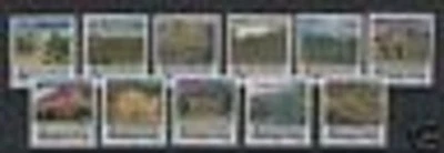 BOSNIA-SERBIA-REPUBLIKA SRPSKA-MNH-SET-REGULAR STAMPS-CITIES-2007. - Image 1 of 2