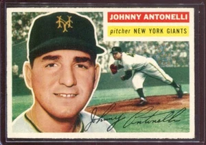 1956 Topps Baseball # 138 Johnny Antonelli "GB" (NM) Near Mint - Imagen 1 de 2