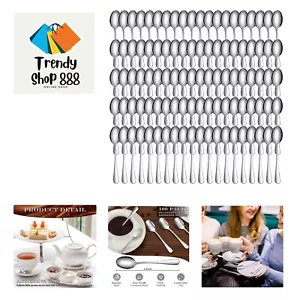 100 Pcs Coffee Spoon, Demitasse Espresso Spoons, Stainless Steel Tea Spoons, ... - Picture 1 of 8