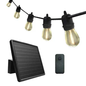 SunForce 15 Lampadine LED Luce Stringa Solare con Telecomando - Foto 1 di 2