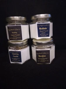  Gift Set Alignment Mediate Self Care Bundle Scented Soy Candle - Picture 1 of 3