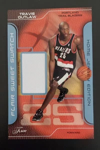 2003-04 Flair Sweet Swatch Jersey Jumbo Travis Outlaw 144/166 - Photo 1 sur 2