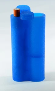 One Hitter Dugout, Tobacco Smoking Box, One Hit Durable Hard Plastic Dugout Blue - Picture 1 of 6