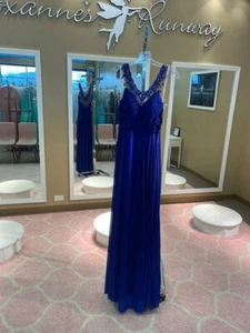 Sherri Hill 50093 Royalblau Atemberaubendes Galakleid Kleid Gr. 2 Neu mit Etikett - Bild 1 von 6