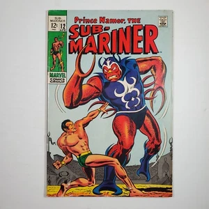 Marvel Comics Sub-Mariner #12 en muy buen estado/buen estado edición clave Origen de la corona de la serpiente - Imagen 1 de 11