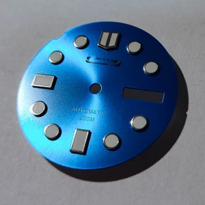 Esfera MM200 / MM300 para Seiko SKX013, pieza Seiko MOD, se adapta a NH36, C3Lume, AZUL - Imagen 1 de 1