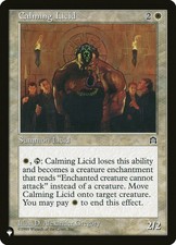 CALMING LICID - The List 1x Magic the Gathering Strixhaven Set MTG NM