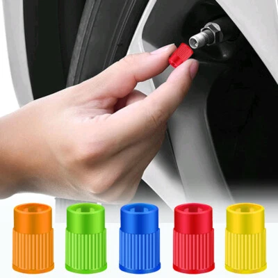 Plastic Valve Caps Wheel Tyre Tire Dust Cover For Vehicle Car Bike Accessories - Image 1 of 4