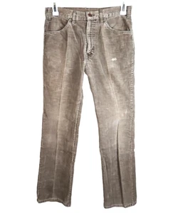 Vintage 80s Levis white tab corduroy jeans straight leg retro hipster mod 30x30 - Picture 1 of 12