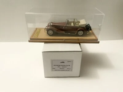 1/43 1933 Mercedes Benz 380 W22 Cabriolet B open brown tires on the back EMC - Image 1 of 4