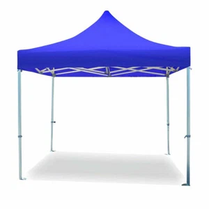 Carpa 10x10 Azul Evento Toldo Para Patio Trasero Carnaval Fiesta Pop Up Festival Gazebo - Imagen 1 de 8