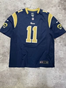 Vintage Nike NFL St. Louis Rams #11 Jersey XXL Navy Blue Gold On-Field Players - Picture 1 of 7