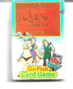 Wendy's Quest For Camelot Go Fish Card Game Vintage Retro Collectible Toy Clean