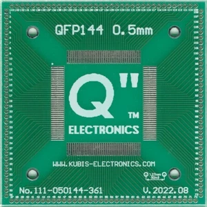 QFP144, LQFP144, TQFP144 0.50mm à 4 x IDC1x36 (1.27mm éping.raster). [FR] - Picture 1 of 1
