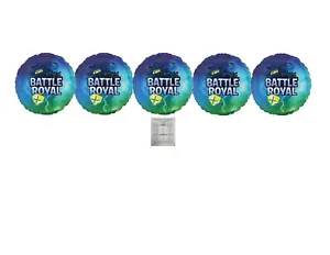 Set Of 5 Happy Birthday Battle Royal 18'' Balloons Party Decorations - Picture 1 of 1