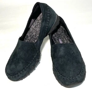 Skechers Relaxed Fit Air-Cooled Memory Foam Shoes Suede Loafers Women's 6.5 - Picture 1 of 13