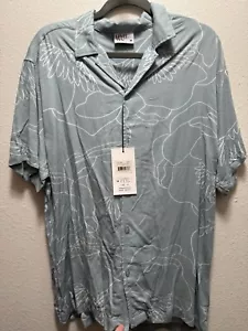 Aloha Shirt, Sz M, Floral Button Up Shirt, Hawaiian Shirt, Vacation Shirt - Picture 1 of 5