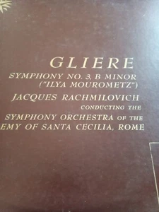 Gliere symphony p8047 no 3 jacques rachmilovich capitol records - Picture 1 of 4