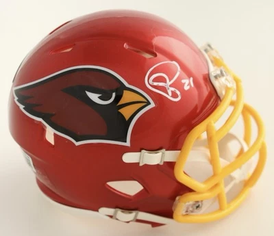 Minicasco de velocidad alternativa flash firmado por Patrick Peterson Cardinals (Beckett) Foto 1 de 3