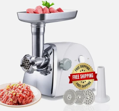 Maquina De Moler Carne Moledora Moledor Eléctrico Para Picar Molinillo Eléctrica Foto 1 de 4