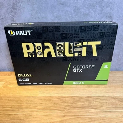 Palit Geforce Gtx 1660 Ti 6gb Graphics Card Gaming Video Card Gddr6 Pci-e Ray - Image 1 of 4